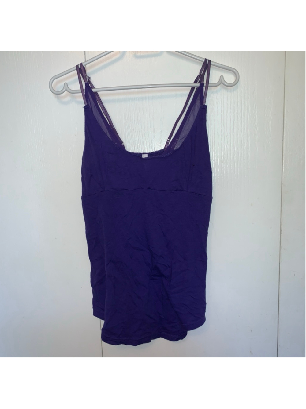 Women's RVCA Purple Tank Top Size Large